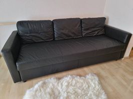 FRIHETEN 3er-Bettsofa, Bomstad schwarz