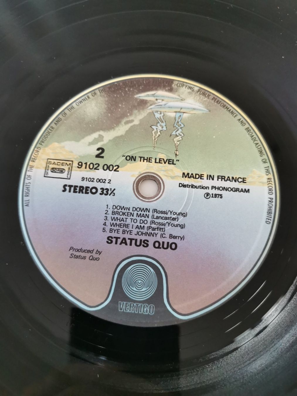 Dischi in vinile: Status Quo On The Level LP Vertigo 9102 002 – Usato da St.Gallen venduto da Tamal0204 4