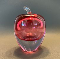 🍎 Studio Ahus Sweden rosa Glasapfel „pink Apple“ Glaskunst