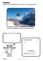 2 Gutscheine Schilthorn inkl. 30 Fr. Konsumationskredit HT