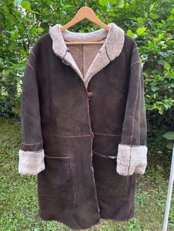 LANGE VINTAGE SHEARLING JACKE