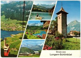 Lungern - 5 bild AK