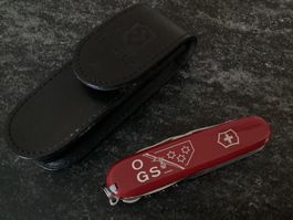 Victorinox Sackmesser"OGS–CH-OFFIZIERSGESELLSCHAFT“ Neu/Etui