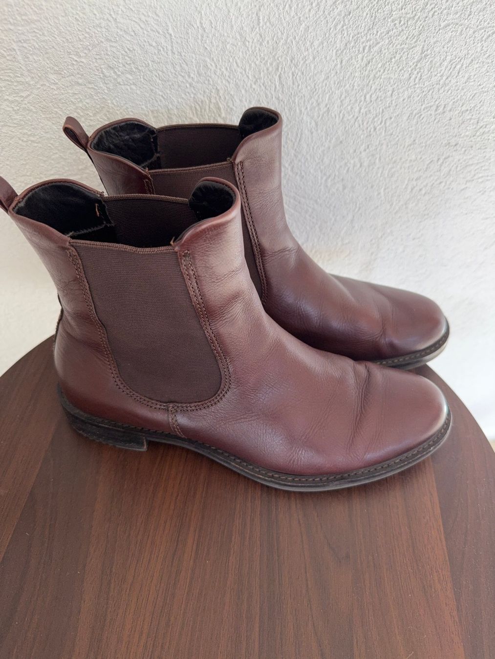Ecco Scarpe da donna: Ecco braune Leder Stiefeletten Grösse 40 – Usato da Kirchdorf AG venduto da Coco0805 6