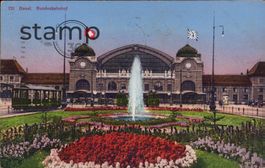 1928 AK Basel Bundesbahnhof