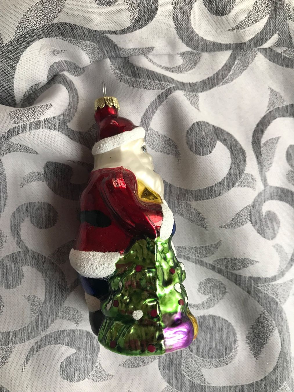 Tutte le decorazioni: Weihnachtsmann mit Tanne Christbaumschmuck – Nuovo e nell'imballaggio originale da Alpnach Dorf venduto da marvo 3