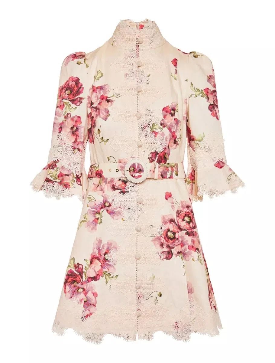 Zimmermann Kleider: Zimmermann Linen Floral Dress – Gebraucht aus St.Josefen von lop_lh8d