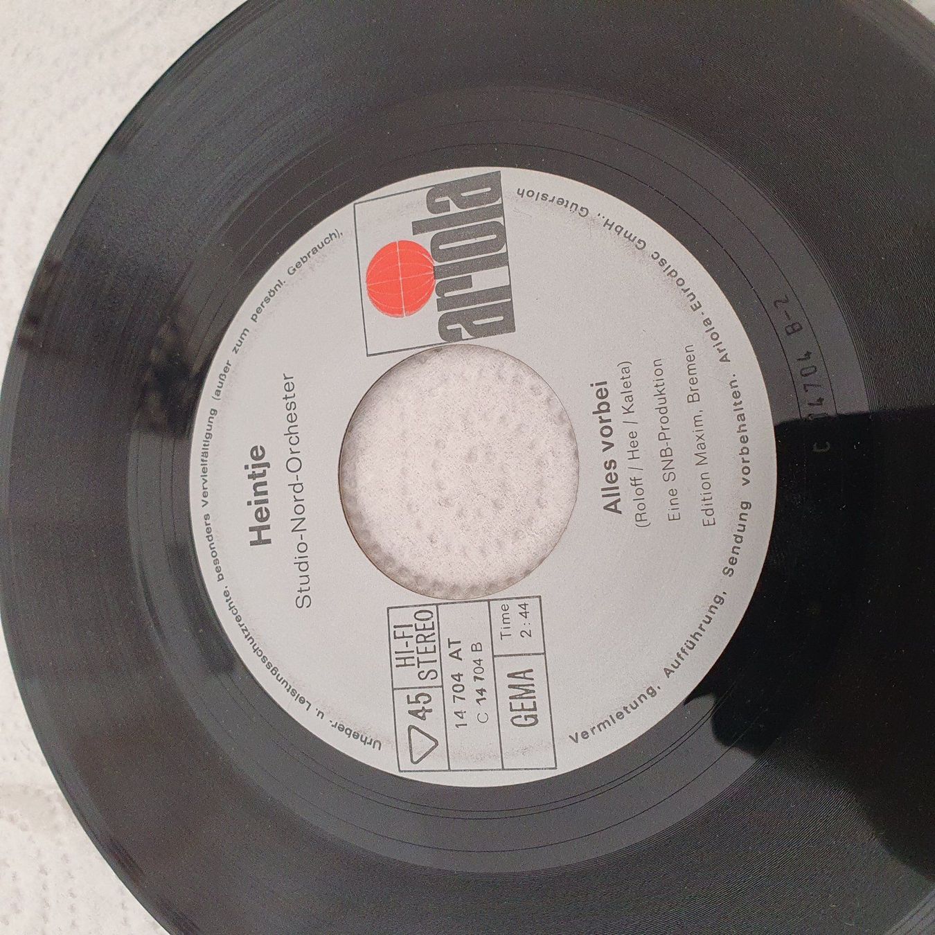 Schallplatten: Heintje Single – Gebraucht aus Chur von BettinaOlczyk 1