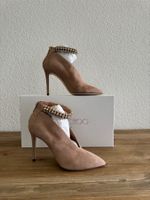 Jimmy Choo Lux 100 Stiefelette Wildleder Gr. 38 neu