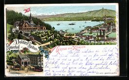 Litho Zürich, Dolder Bahn an Haltestell