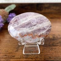 ✲ Chevron Traum Amethyst Handschmeichler ✲ 45g /53mm