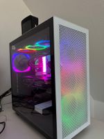 Gaming PC Weiss mit RGB – leistungsstark & gepflegt