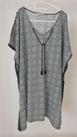 Strandtunika über Bikini/Badeanzug Gr. 38