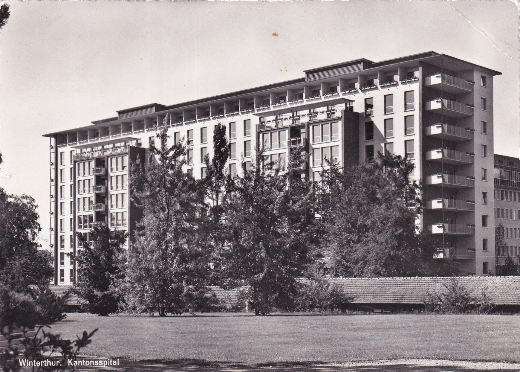 Cartoline postali: Winterthur Kantonalspital 1960 – Usato da Cormoret venduto da Pascalll2001