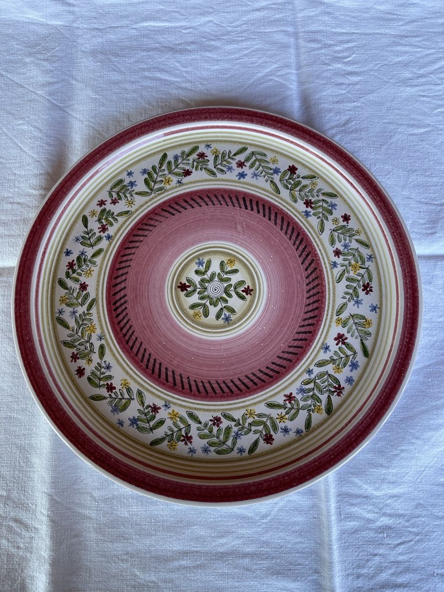 Piatti di portata: Tortenplatte mit Blumenmotiv – Usato da Fahrni b. Thun venduto da ams_56jv