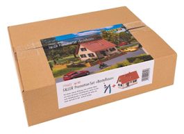 Faller Set Bastelhaus mit Kleber und Werkzeug laut Bilder