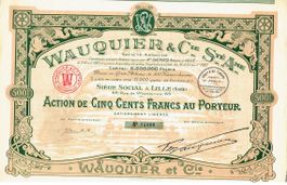 Wauquier & Cie. SA, Lille - 1923