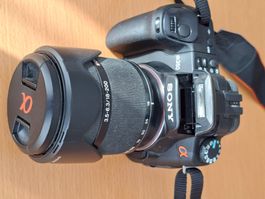Sony Alpha 350 DSLR Komplettset | Sony 18-200mm | 16GB CF