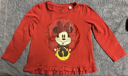 Süsses Disney Minnie Mouse Shirt Gr. 104 rot