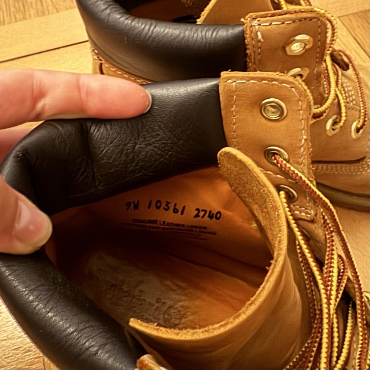 Timberland Scarpe da uomo: Timberland Boots Leather Size W9/EU 40 – Usato da solothurn venduto da mil_ja.t 4