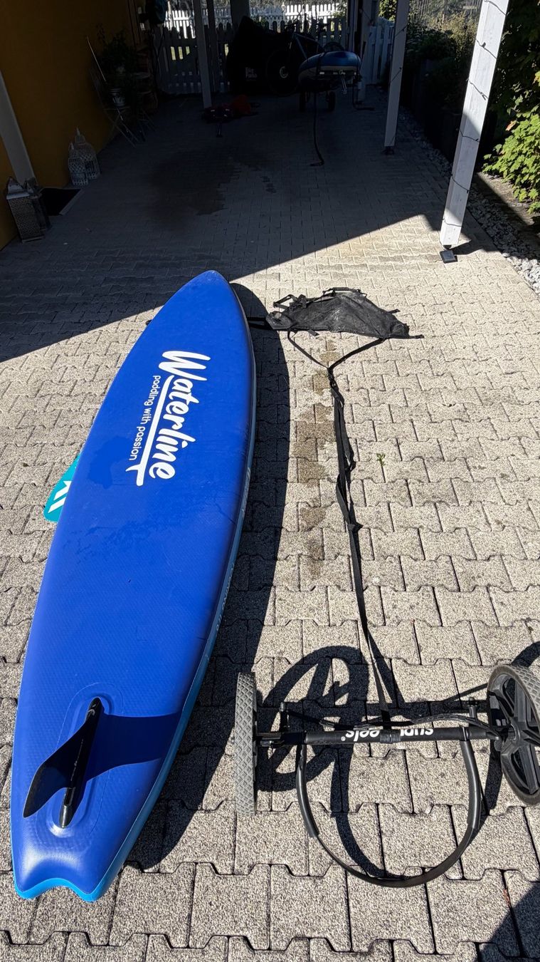 Rimorchi: Carrier SUP - EVOLUTION Paddle Board Bike Trailer – Usato da Aesch LU venduto da HSchnitzler 2