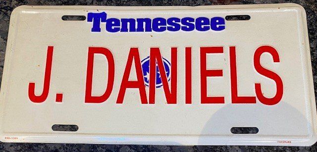 Jack Daniels Insegne: US Nummernschild Tennessee J. Daniels – Usato da Gersau venduto da pandabear01 1