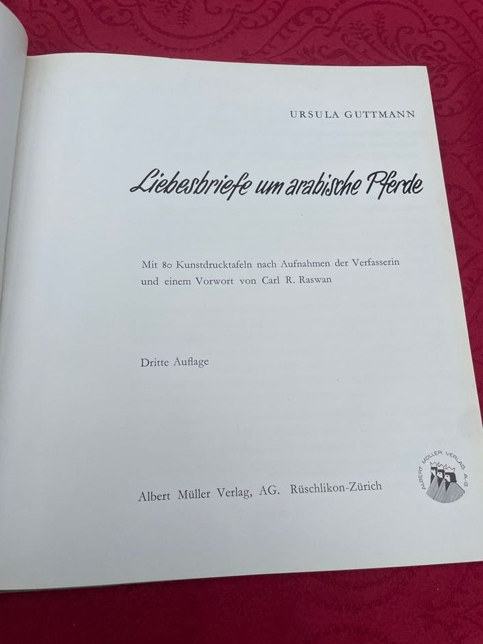 Libri: Liebesbriefe um arabische Pferde – Usato da Bergdietikon venduto da book-4-you 1