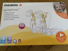 Medela Symphony Doppel Milchpumpe Set, neuwertig