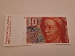 10 CHF Note - Schweizer Nationalbank