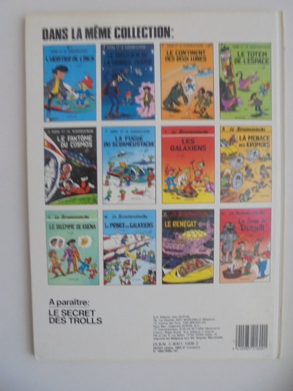 Fumetti: Le Scrameustache 12) le secret de Thorgull. E.O 1983 – Usato da Eclépens venduto da Consuelo 1