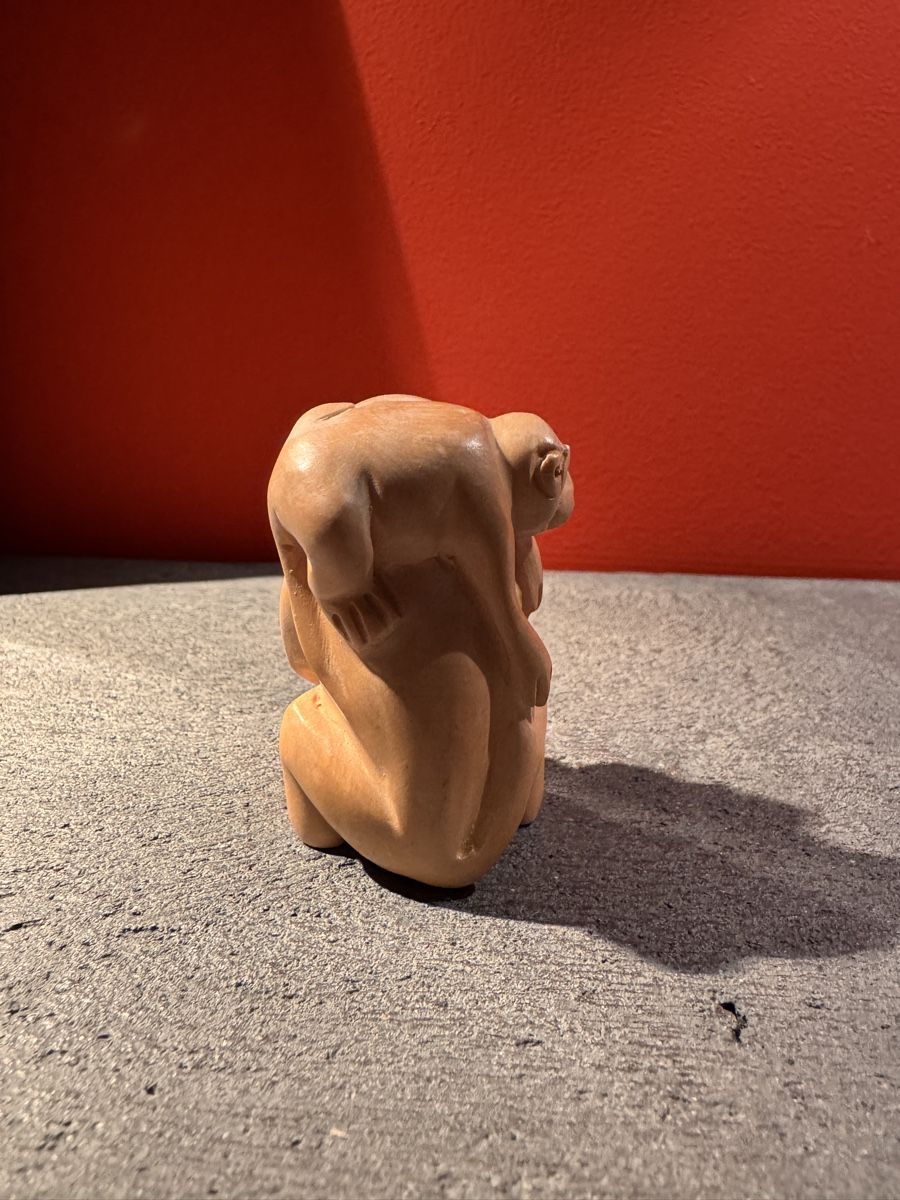 Statuette: Okimono Netsuke Holz Affen – Usato da Gipf-Oberfrick venduto da Iberico 5