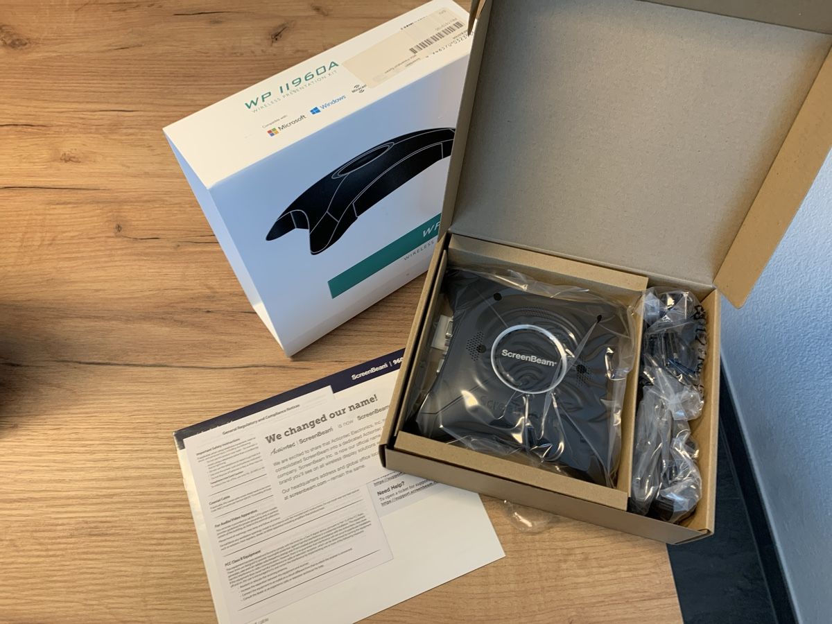 Hubs & Switches: ScreenBeam Prsentation Kit OVP – Neu und originalverpackt aus Uznach von pegasus101