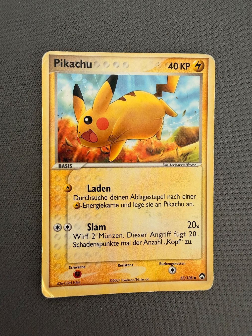 Pokémon Carte collezionabili: Pokemon Pikachu 57 / 108 – Usato da untersiggenthal venduto da stephanymar