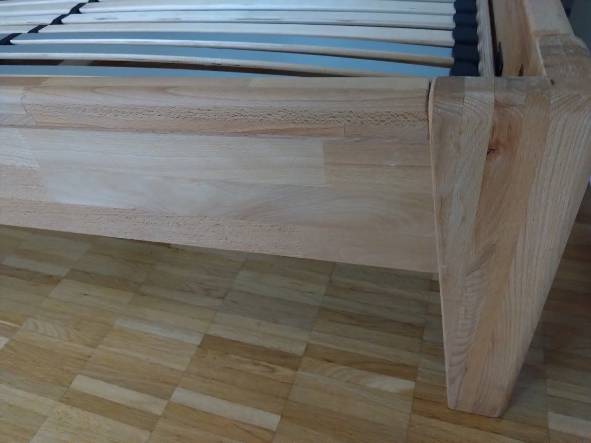 Letti: Doppelbett aus Holz mit Lattenrost – Usato da Riehen venduto da Danny_68 1