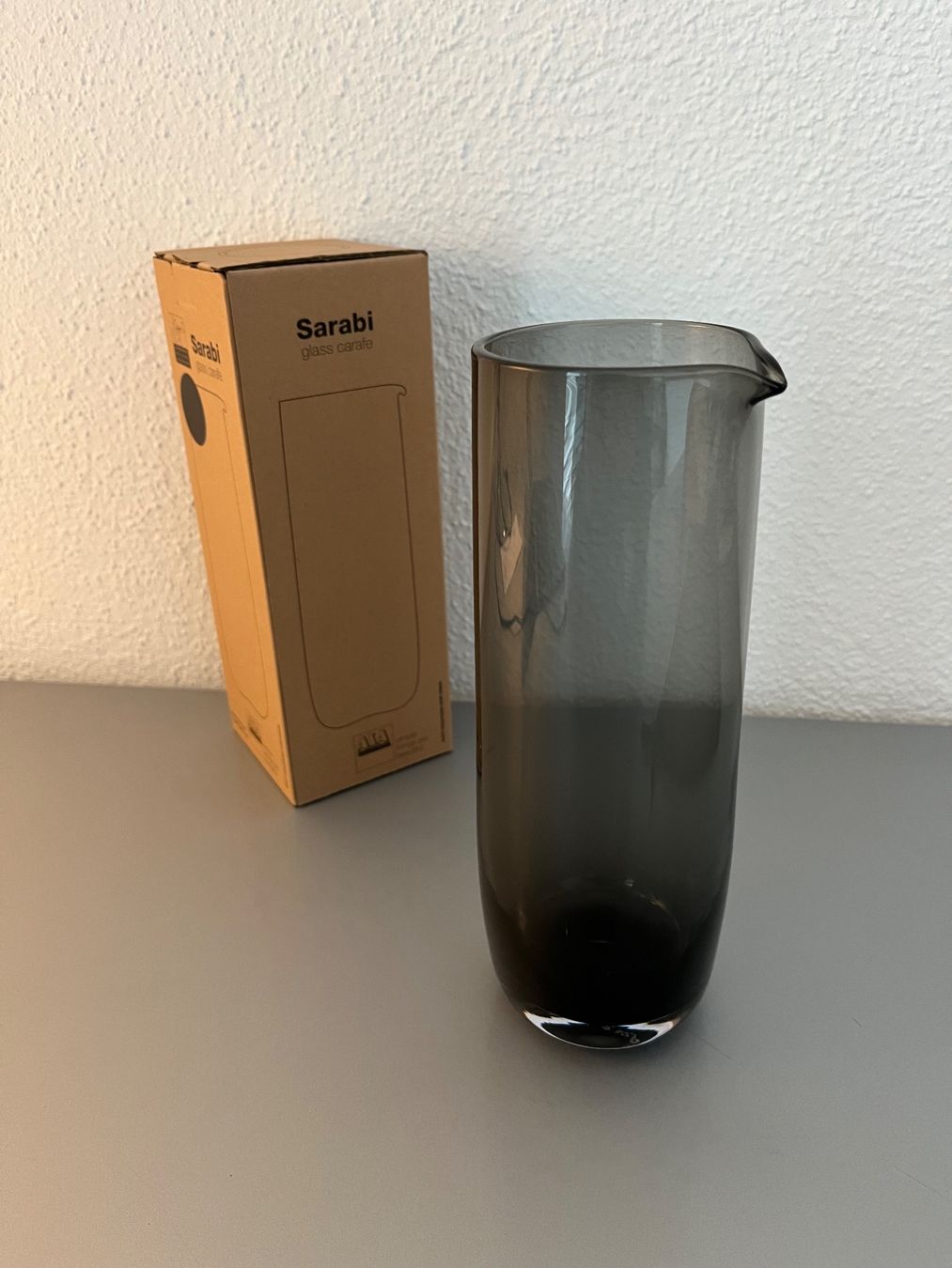 Caraffe: Sarabi Glaskaraffe grau neu & originalverpackt – Nuovo e nell'imballaggio originale da Unterägeri venduto da flu_zp5d 5