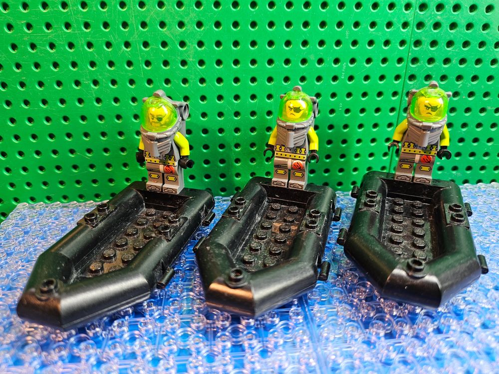 3 Lego Rettungsboote noir mit Einsatztaucher, Eigenkreation | Kaufen ...