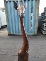 Wunderschöne Holzgiraffe. (em15)