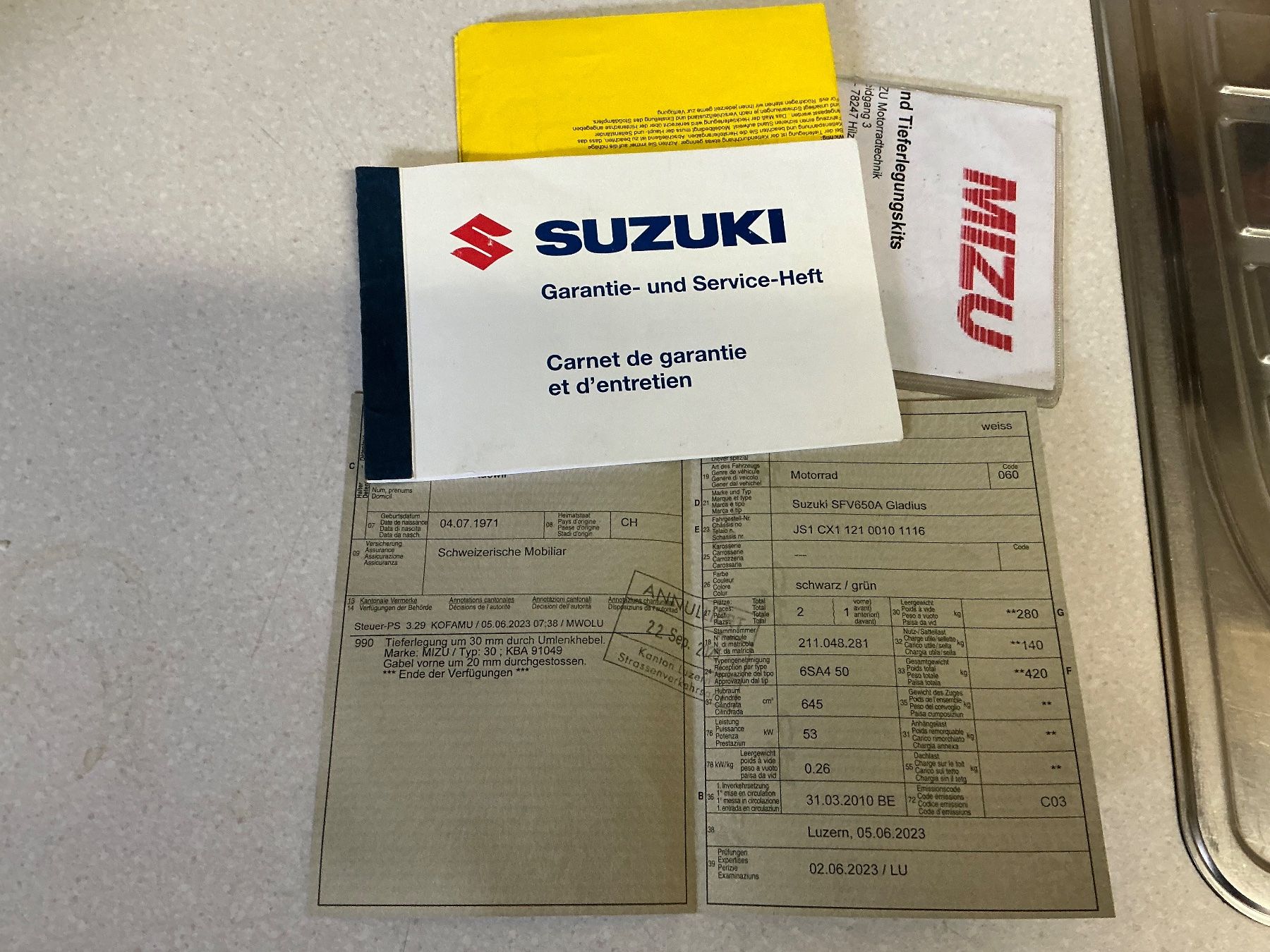 Suzuki Strada: Suzuki SFV650A Gladius – Usato da strengelbach venduto da Zoks 9