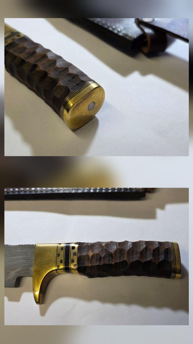 Accessori: Damast Jagdmesser von Thomas Schnell – Nuovo (secondo la descrizione) da Zürich venduto da spin23 9