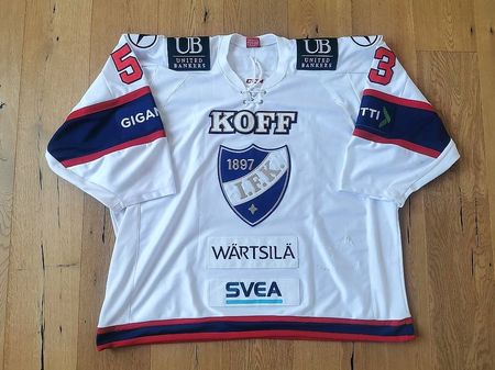 HIFK Helsinki Gameworn Eishockey Trikot Halonen