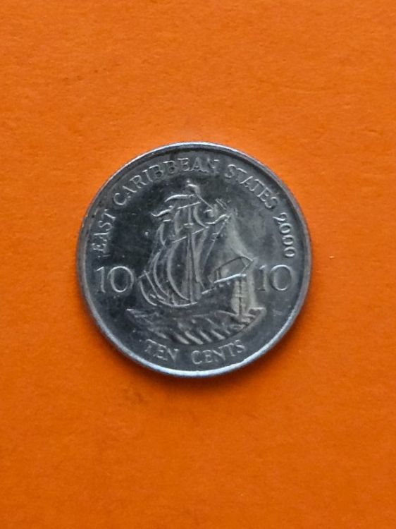 Toutes les monnaies: 10 Cent, 2000 Ostkaribische Staaten – D'occasion à Hinwil par Bell1894 1