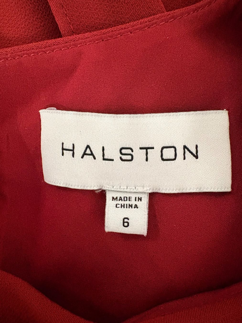 Camicette: Halston Oberteil 36 rostrot Bluse ärmellos Schluppe – Nuovo (secondo la descrizione) da Regensdorf venduto da secondchancefashion 4