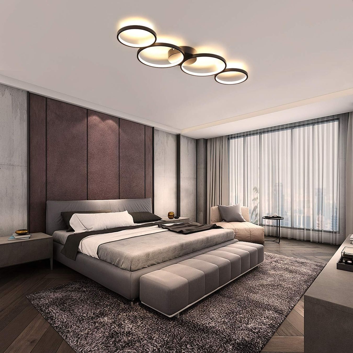 Lampadari & plafoniere: LED Deckenlampe Modern 4 Flammig in Ringoptik Deckenleuchte – Nuovo e nell'imballaggio originale da Zürich venduto da Novamart 3
