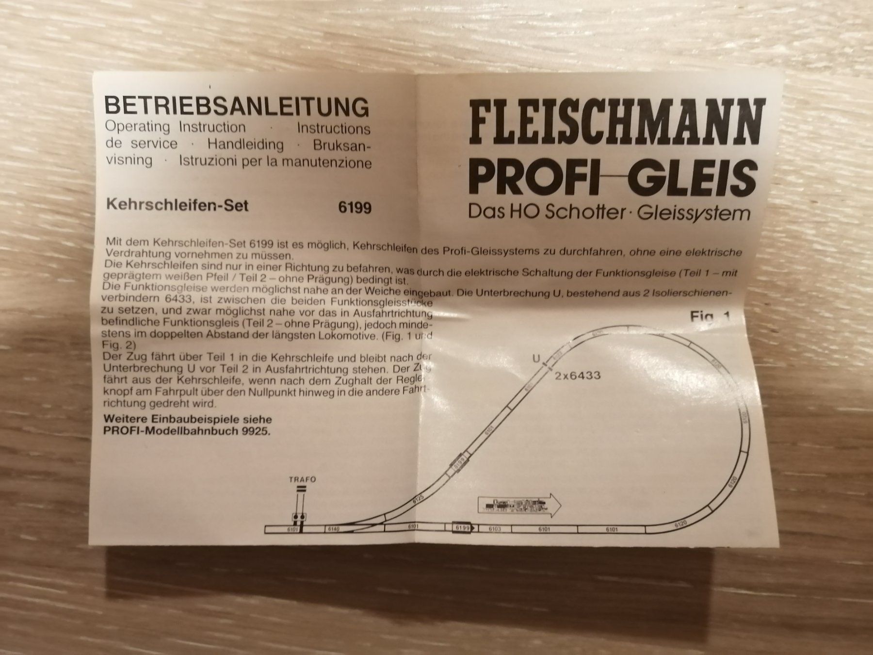 Fleischmann Modellini di ferrovie: Fleischmann HO CC : boucle de retournement Profi-Gleis – Nuovo e nell'imballaggio originale da Buttes venduto da Cafe2005 2