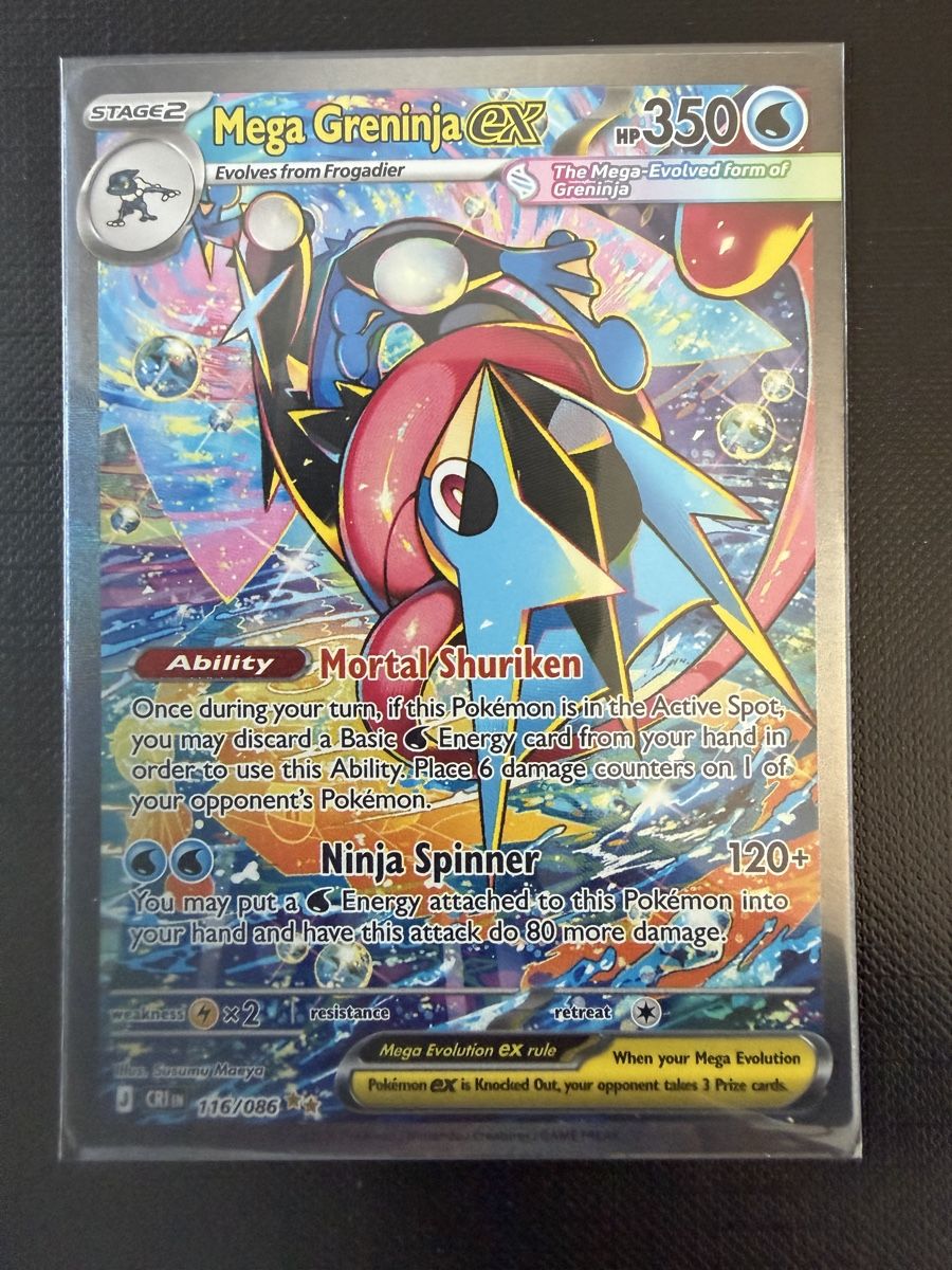 Pokémon Cartes à collectionner: Mega Greninja ex #116 CRI EN – Neuf (Voir description) à Savigny par Matgab94