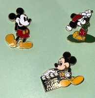 Pins Mickey Maus Disney 3 Stck neu
