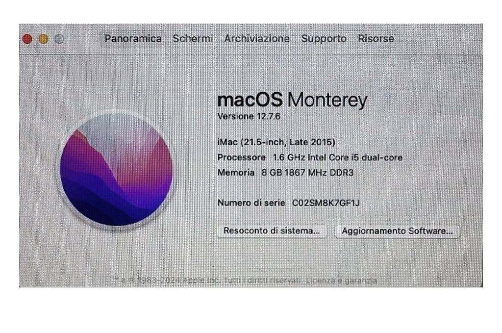 PCs: iMac 21.5 pollici 2015 Intel core i5 – Gebraucht aus Mezzovico von Luca_Bortone
