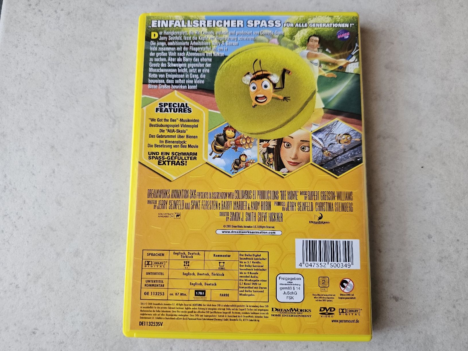 Tutti i DVDs: Bee Movie  -  Das Honigkomplott – Usato da Schneisingen venduto da backstore24 1