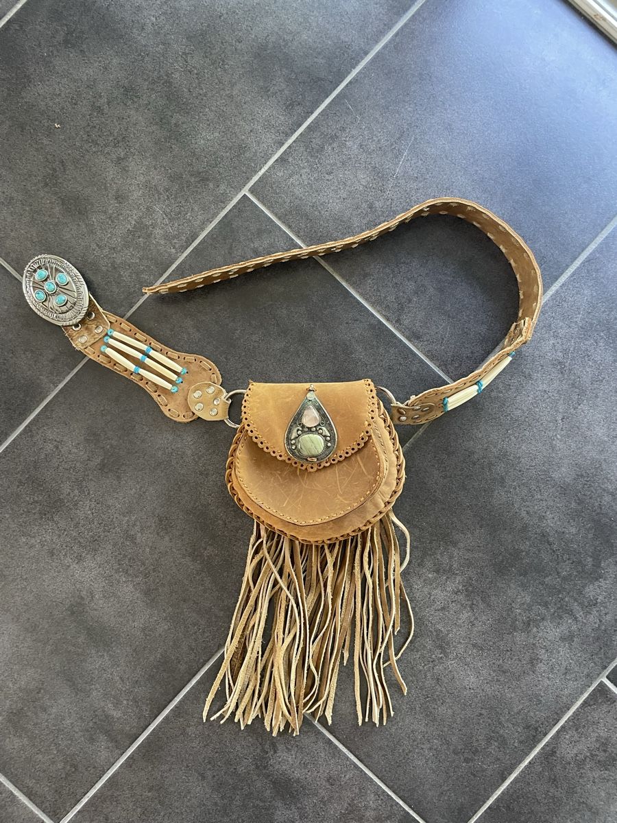 Borse da donna: Gürteltasche  Vintage mit Fransen – Nuovo (secondo la descrizione) da Goldswil venduto da _Dudy_