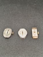 3x Vintage Swiss Uhrwerke Fortis Josina 17J
